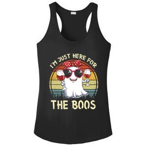 Halloween Costumes Im Just Here For The Boos Beer Cute Gift Ladies PosiCharge Competitor Racerback Tank