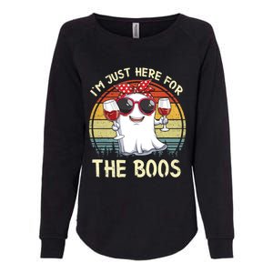 Halloween Costumes Im Just Here For The Boos Beer Cute Gift Womens California Wash Sweatshirt