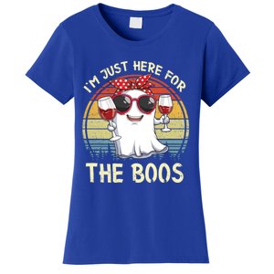 Halloween Costumes Im Just Here For The Boos Beer Cute Gift Women's T-Shirt