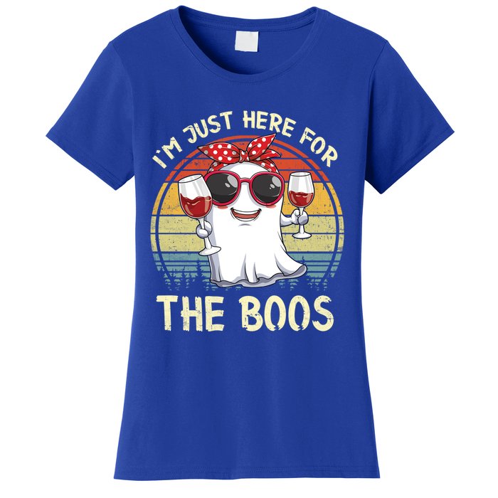 Halloween Costumes Im Just Here For The Boos Beer Cute Gift Women's T-Shirt