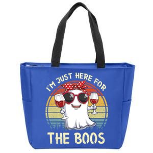 Halloween Costumes Im Just Here For The Boos Beer Cute Gift Zip Tote Bag