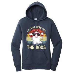 Halloween Costumes Im Just Here For The Boos Beer Cute Gift Women's Pullover Hoodie