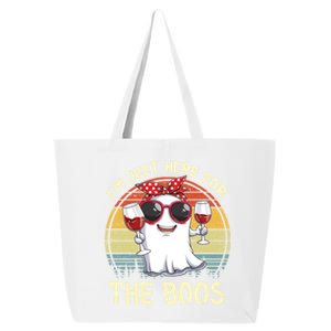 Halloween Costumes Im Just Here For The Boos Beer Cute Gift 25L Jumbo Tote