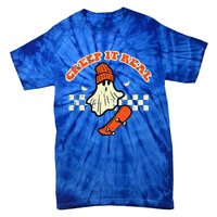 Halloween Creep It Real Ghost Skater Costume Tie-Dye T-Shirt