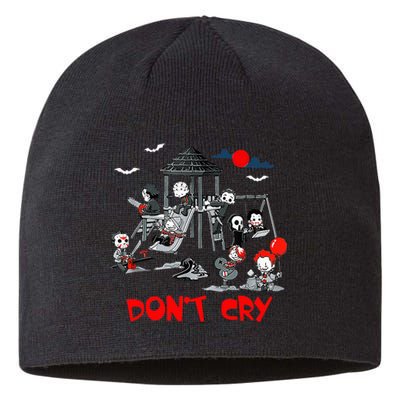 Horror Clubhouse In Park Halloween Costume Gift Sustainable Beanie