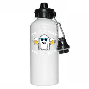 Halloween Costumes Im Just Here For The Boos Beer Gift Aluminum Water Bottle