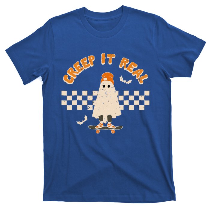 Halloween Creep It Real Vintage Ghost Halloween T-Shirt