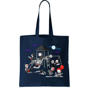 Horror Clubhouse In Park Halloween 2024 Tote Bag