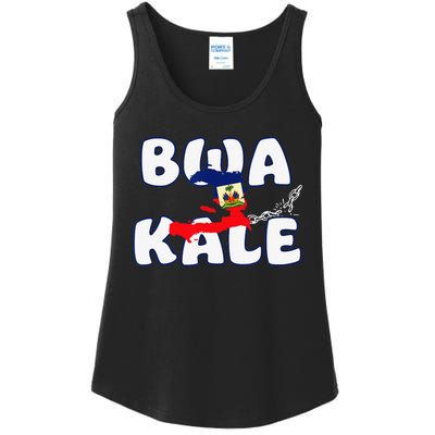 Haitian Creole Independence Patriotic Haiti 1804 Bwa Kale Ladies Essential Tank