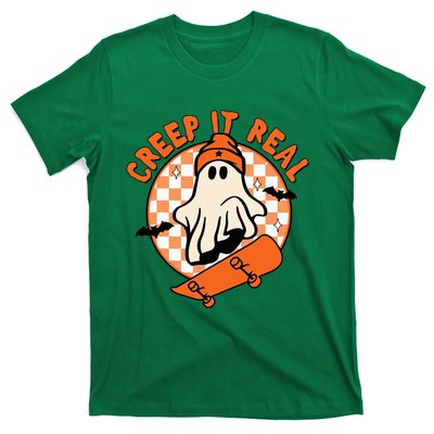 Halloween Creep It Real Ghost Boy Fall Season T-Shirt