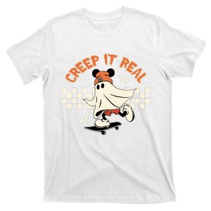 Halloween Creep It Real Ghost Halloween Spooky T-Shirt