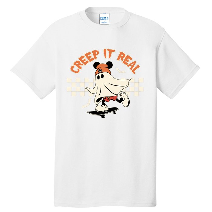 Halloween Creep It Real Ghost Halloween Spooky Tall T-Shirt