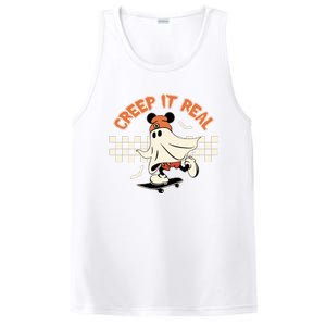 Halloween Creep It Real Ghost Halloween Spooky PosiCharge Competitor Tank