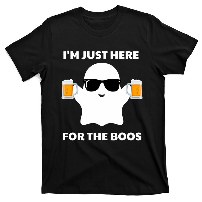 Halloween Costumes IM Just Here For The Boos Beer T-Shirt