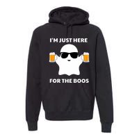 Halloween Costumes IM Just Here For The Boos Beer Premium Hoodie