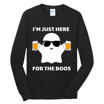 Halloween Costumes IM Just Here For The Boos Beer Tall Long Sleeve T-Shirt