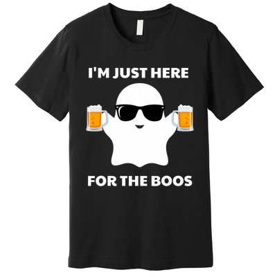 Halloween Costumes IM Just Here For The Boos Beer Premium T-Shirt