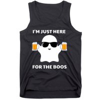 Halloween Costumes IM Just Here For The Boos Beer Tank Top