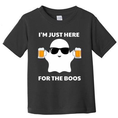 Halloween Costumes IM Just Here For The Boos Beer Toddler T-Shirt