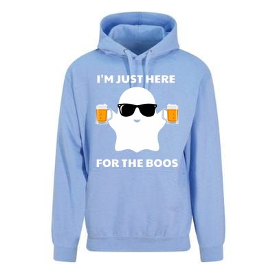 Halloween Costumes IM Just Here For The Boos Beer Unisex Surf Hoodie