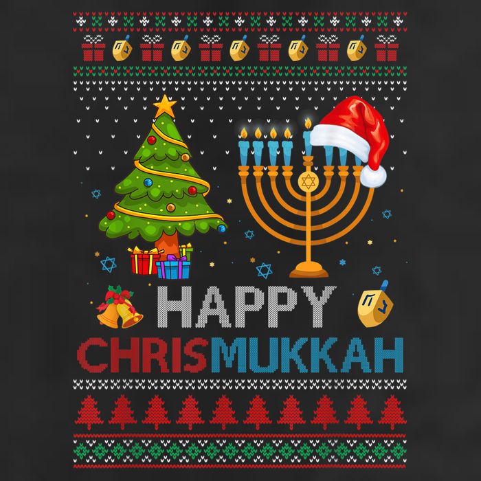 Happy Chrismukkah Jewish Hanukkah Chanukah Ugly Christmas 11oz C Handle Ceramic Mug