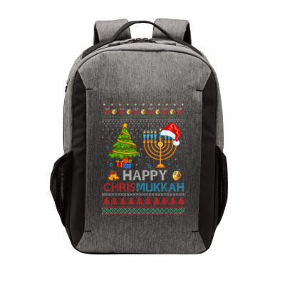 Happy Chrismukkah Jewish Hanukkah Chanukah Ugly Christmas Vector Backpack