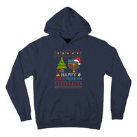 Happy Chrismukkah Jewish Hanukkah Chanukah Ugly Christmas Hoodie