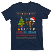 Happy Chrismukkah Jewish Hanukkah Chanukah Ugly Christmas T-Shirt