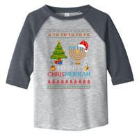 Happy Chrismukkah Jewish Hanukkah Chanukah Ugly Christmas Toddler Fine Jersey T-Shirt