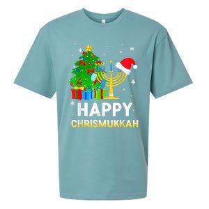 Happy Chrismukkah Jewish Christmas Happy Hanukkah Holiday Chanukah Sueded Cloud Jersey T-Shirt