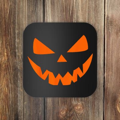 Halloween Costume Jack O Lantern Pumpkin Face Coaster