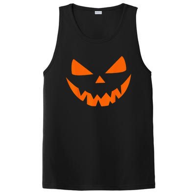 Halloween Costume Jack O Lantern Pumpkin Face PosiCharge Competitor Tank