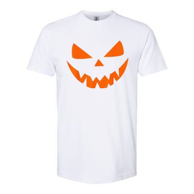 Halloween Costume Jack O Lantern Pumpkin Face Softstyle® CVC T-Shirt