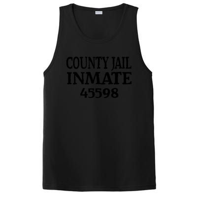 Halloween County Jail Inmate Prisoner Funny Costume Party PosiCharge Competitor Tank