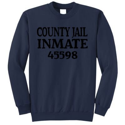 Halloween County Jail Inmate Prisoner Funny Costume Party Sweatshirt