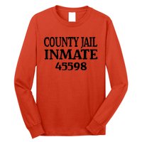 Halloween County Jail Inmate Prisoner Funny Costume Party Long Sleeve Shirt