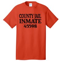 Halloween County Jail Inmate Prisoner Funny Costume Party Tall T-Shirt