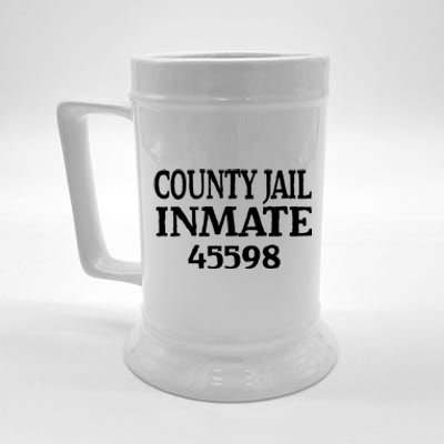 Halloween County Jail Inmate Prisoner Funny Costume Party Beer Stein