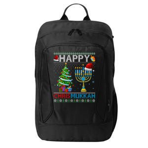 Happy Chrismukkah Jewish Christmas Hanukkah Chanukah City Backpack