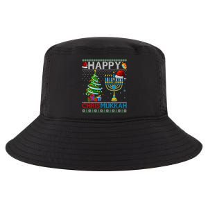 Happy Chrismukkah Jewish Christmas Hanukkah Chanukah Meaningful Gift Cool Comfort Performance Bucket Hat