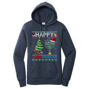 Happy Chrismukkah Jewish Christmas Hanukkah Chanukah Meaningful Gift Women's Pullover Hoodie