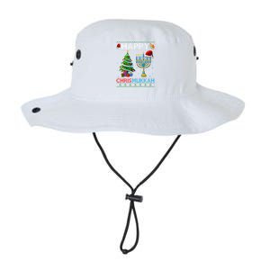 Happy Chrismukkah Jewish Christmas Hanukkah Chanukah Meaningful Gift Legacy Cool Fit Booney Bucket Hat