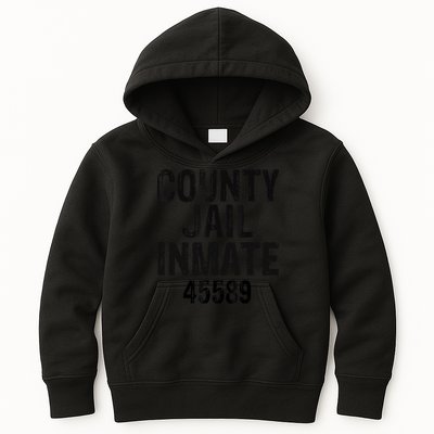 Halloween County Jail Inmate Costume Kids Hoodie