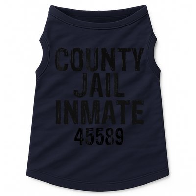 Halloween County Jail Inmate Costume Doggie Tank