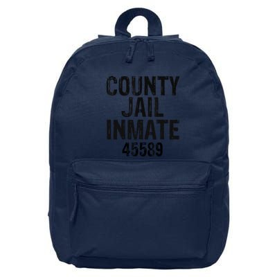 Halloween County Jail Inmate Costume 16 in Basic Backpack