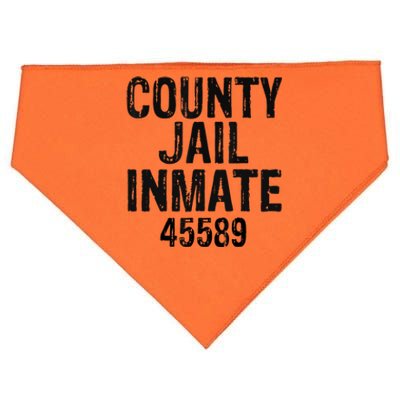 Halloween County Jail Inmate Costume USA-Made Doggie Bandana