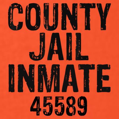 Halloween County Jail Inmate Costume T-Shirt