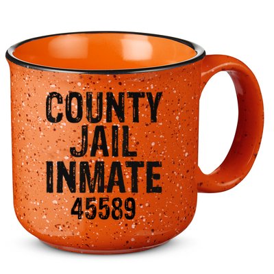 Halloween County Jail Inmate Costume 15oz Campfire Ceramic Mug