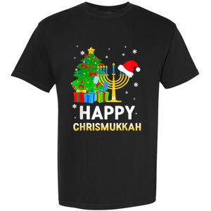 Happy Chrismukkah Jewish Christmas Hanukkah Holiday Chanukah Garment-Dyed Heavyweight T-Shirt