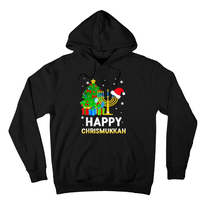 Happy Chrismukkah Jewish Christmas Hanukkah Holiday Chanukah Hoodie